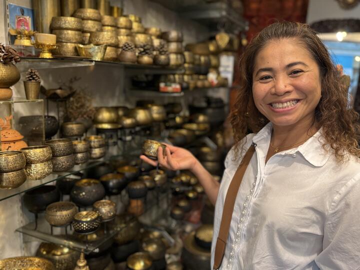 Messingschalen aus Bangkok