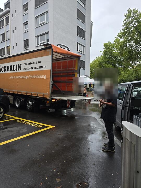 Ankunft in Schaffhausen